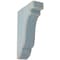 Ekena Millwork 1 3/4"W x 5"D x 7 1/2"H Bedford Wood Vintage Decor Bracket, Driftwood Blue BKTWD02X05X08BEBU - alternate 1